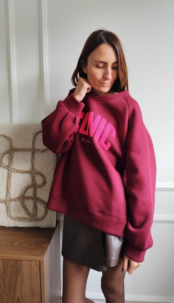 Sweat bordeaux Iconic