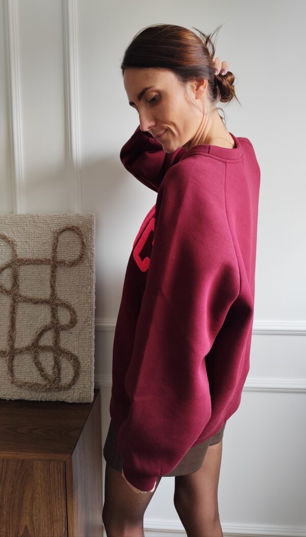 Sweat bordeaux Iconic