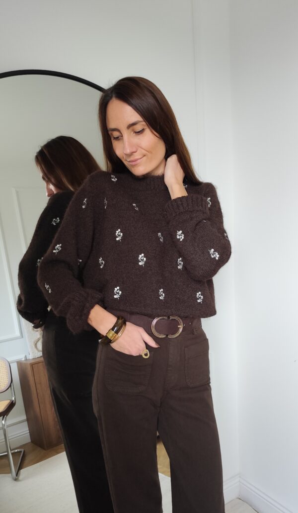 Pull chocolat Jules