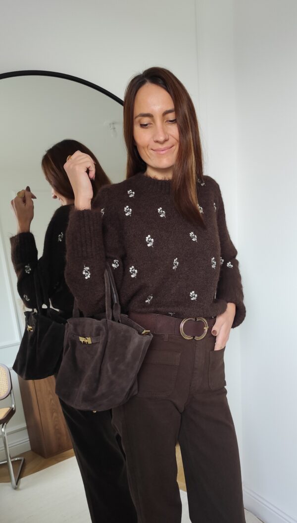 Pull chocolat Jules