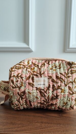 Trousse de toilette rose Mia