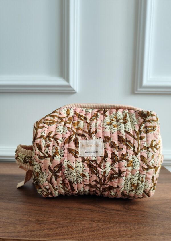 Trousse de toilette rose Mia