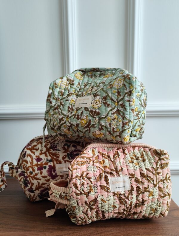 Trousse de toilette rose Mia