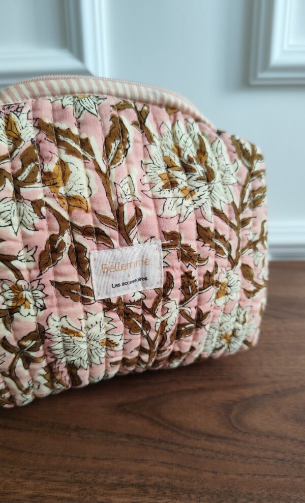 Trousse de toilette rose Mia