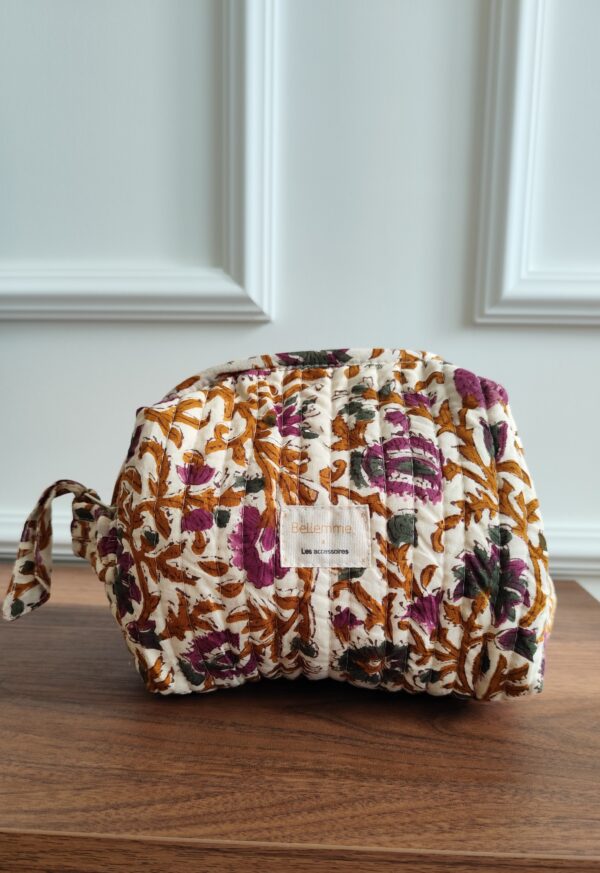 Trousse de toilette écru multico Mila