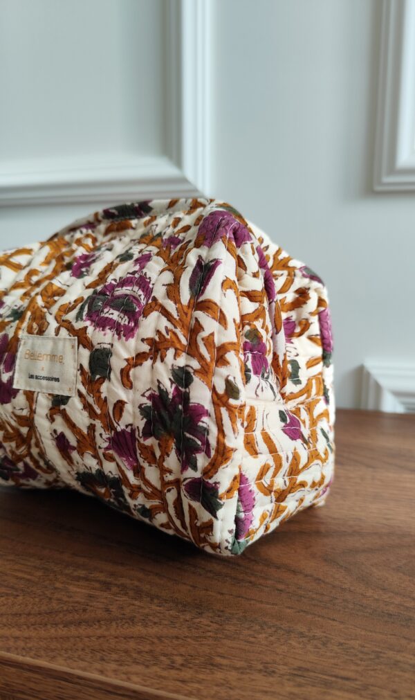 Trousse de toilette écru multico Mila