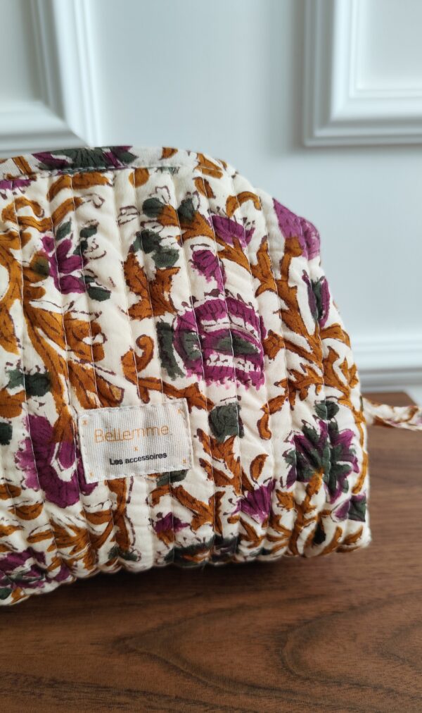 Trousse de toilette écru multico Mila