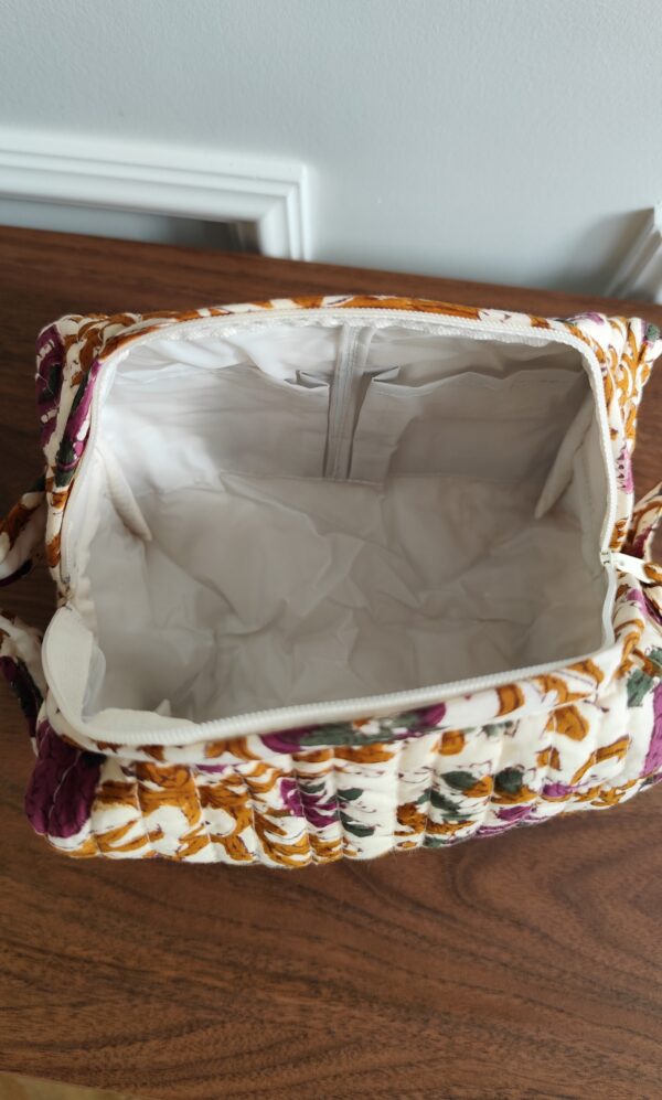 Trousse de toilette écru multico Mila