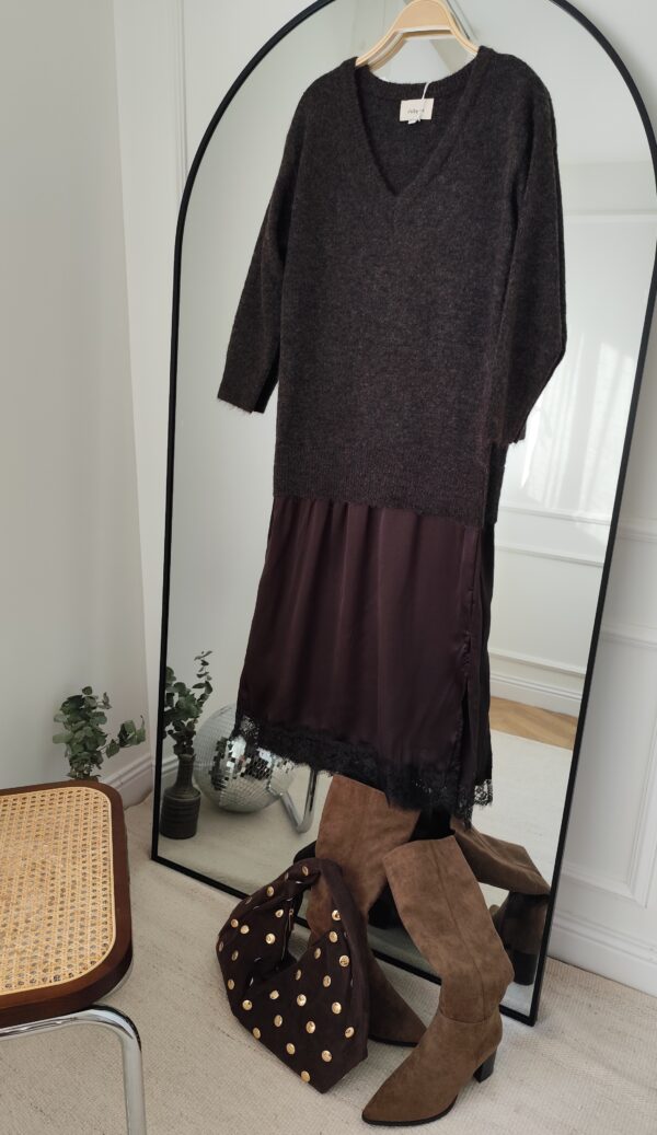 Robe chocolat Céline