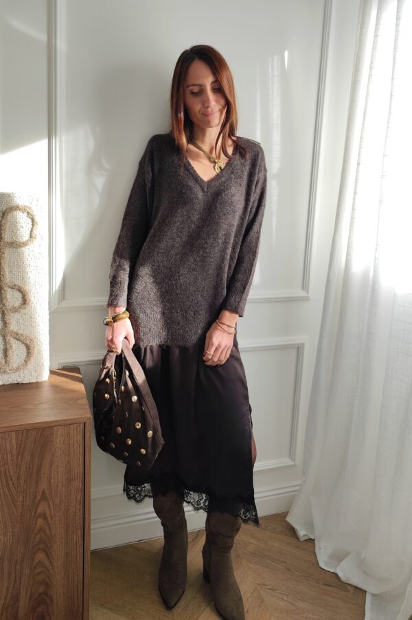 Robe chocolat Céline