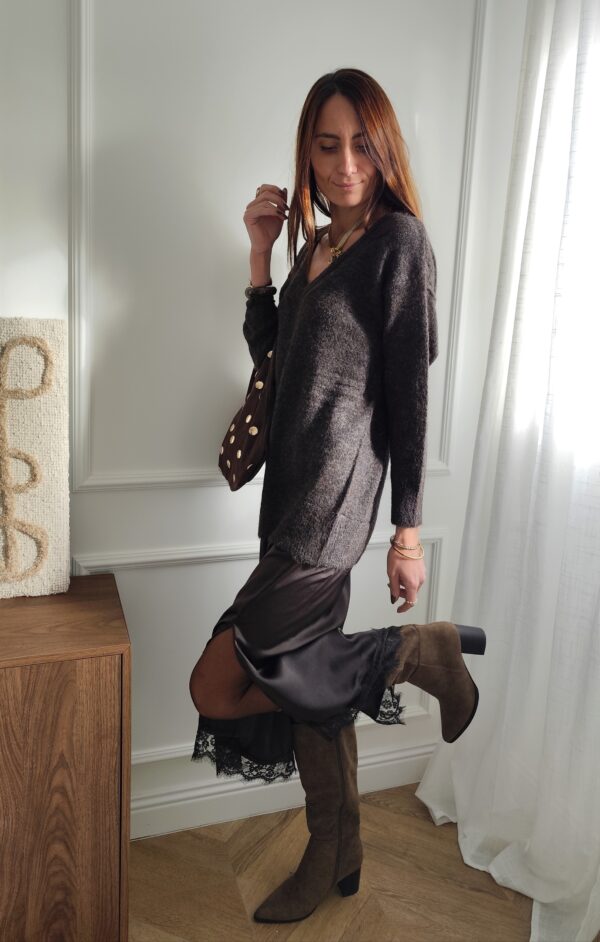 Robe chocolat Céline