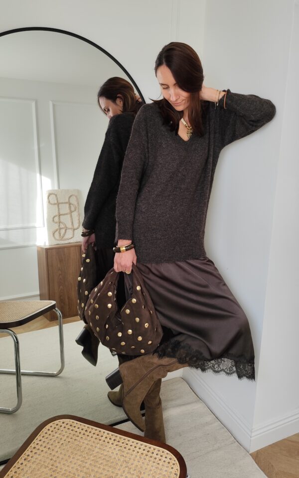 Robe chocolat Céline