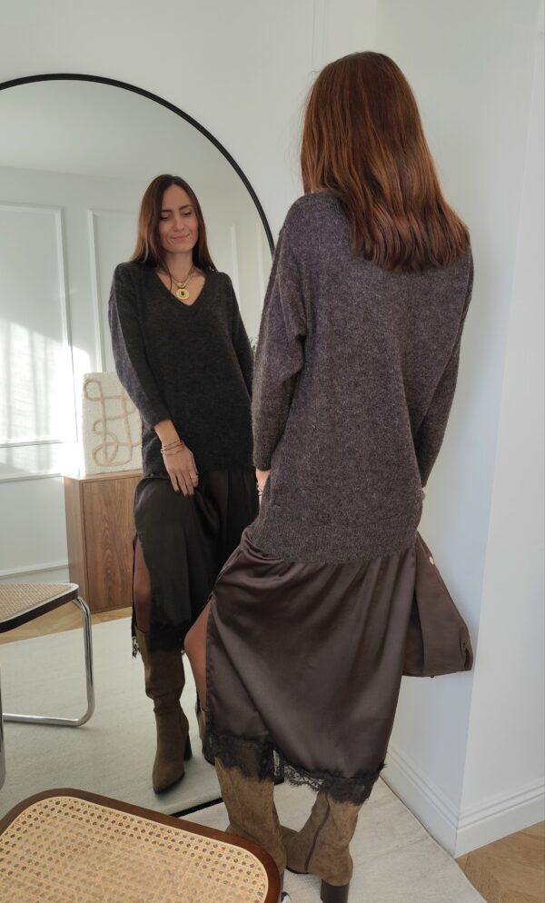 Robe chocolat Céline