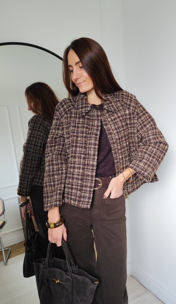 Veste marron Felicie