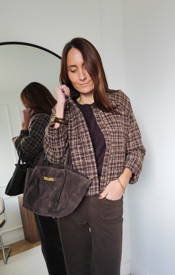 Veste marron Felicie