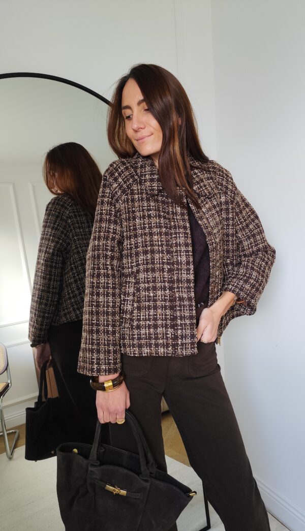 Veste marron Felicie