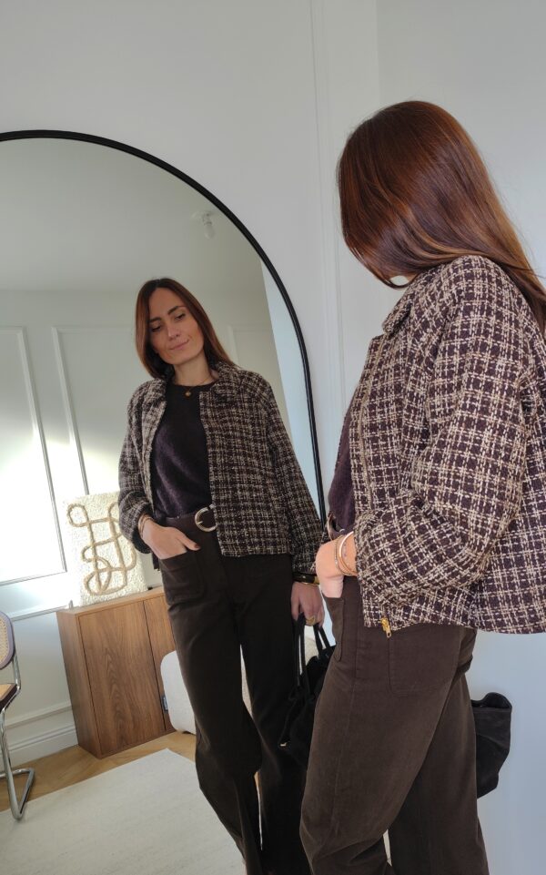 Veste marron Felicie