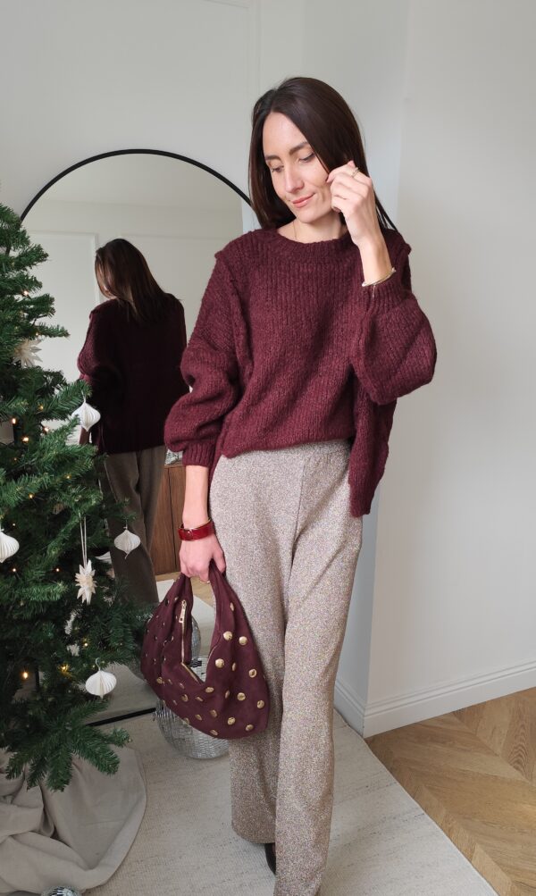 Pull bordeaux Henri