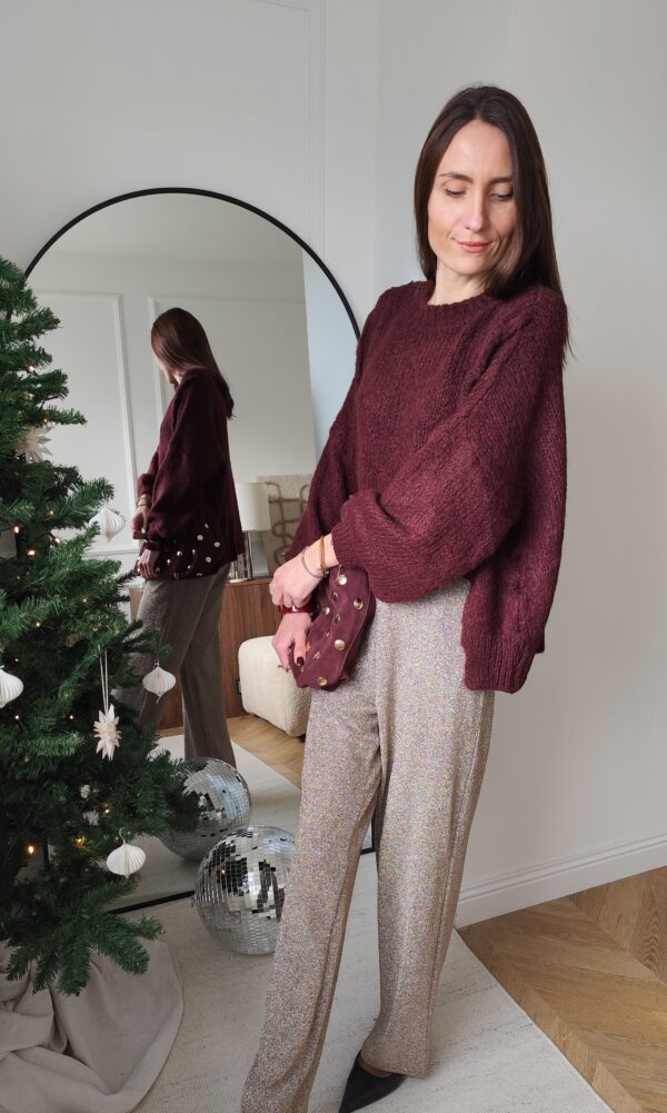 Pull bordeaux Henri
