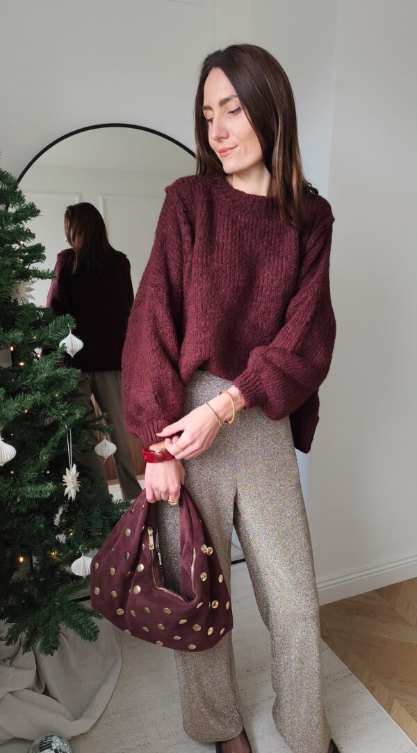 Pull bordeaux Henri