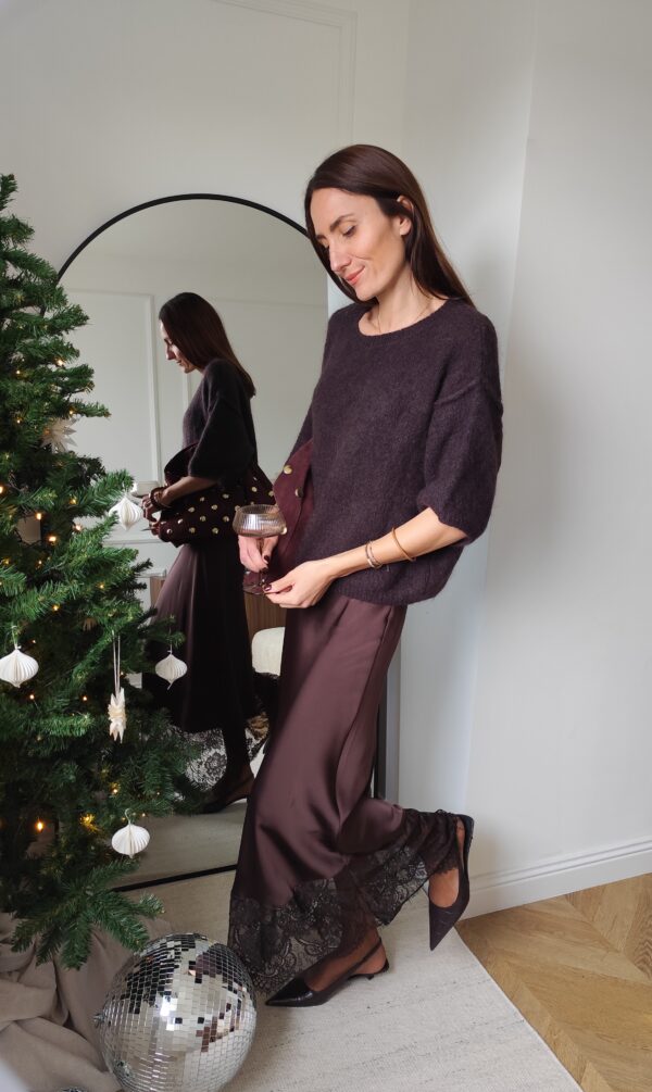 Jupe chocolat Sidonie