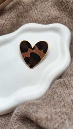 Broche léopard