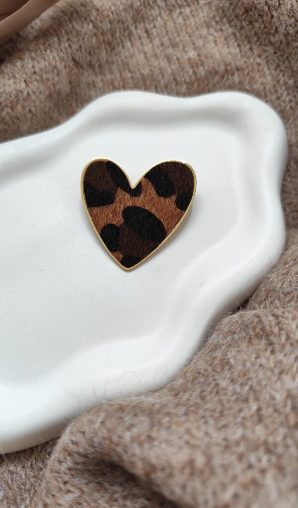 Broche léopard