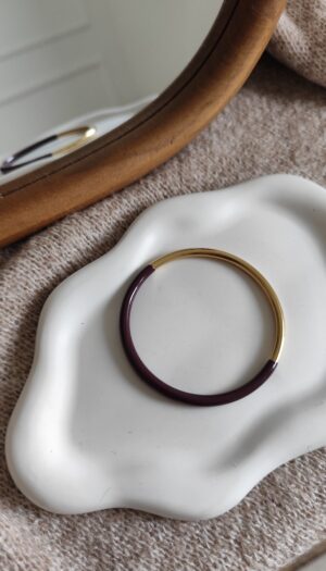 Jonc doré violet Prune