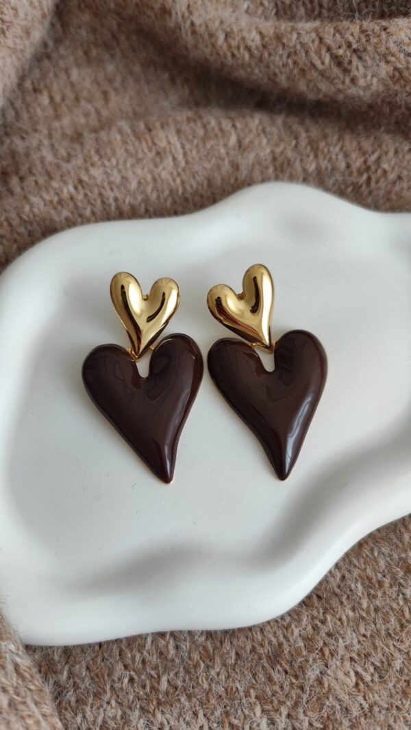 Boucles d'oreilles chocolat Bastia