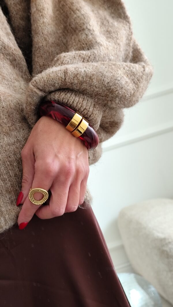 Bracelet bordeaux Amanda