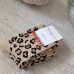 Chaussettes léopard écru bichette