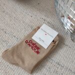 Chaussettes beiges chérie d'amour