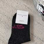 Chaussettes noires chérie d'amour – Image 2