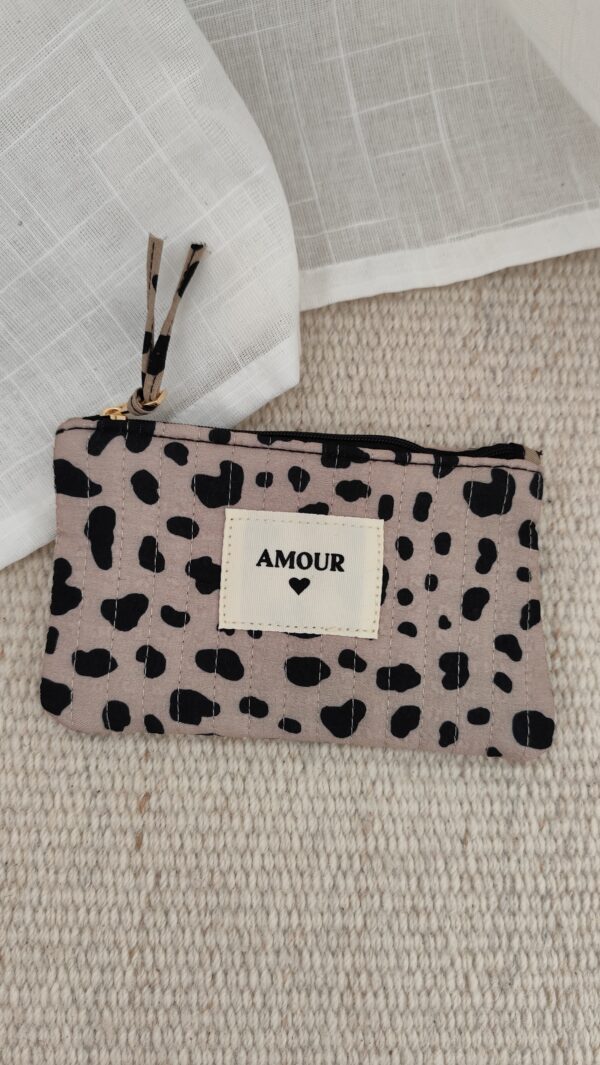 Pochette tacheté Amour
