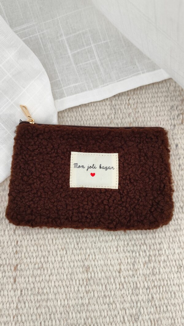 Pochette marron mon joli bazar