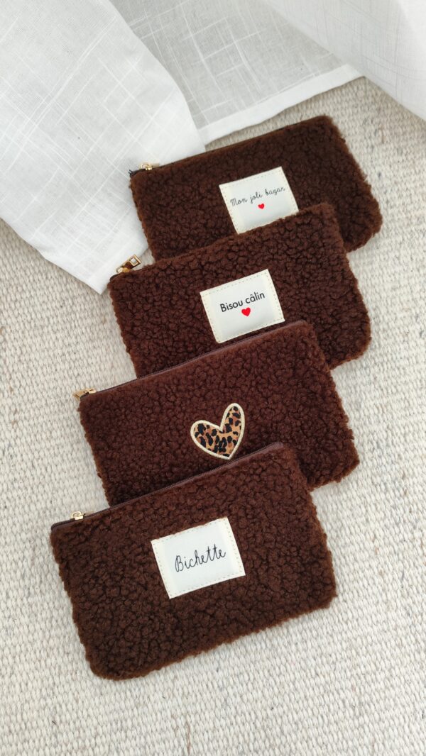 Pochette marron mon joli bazar